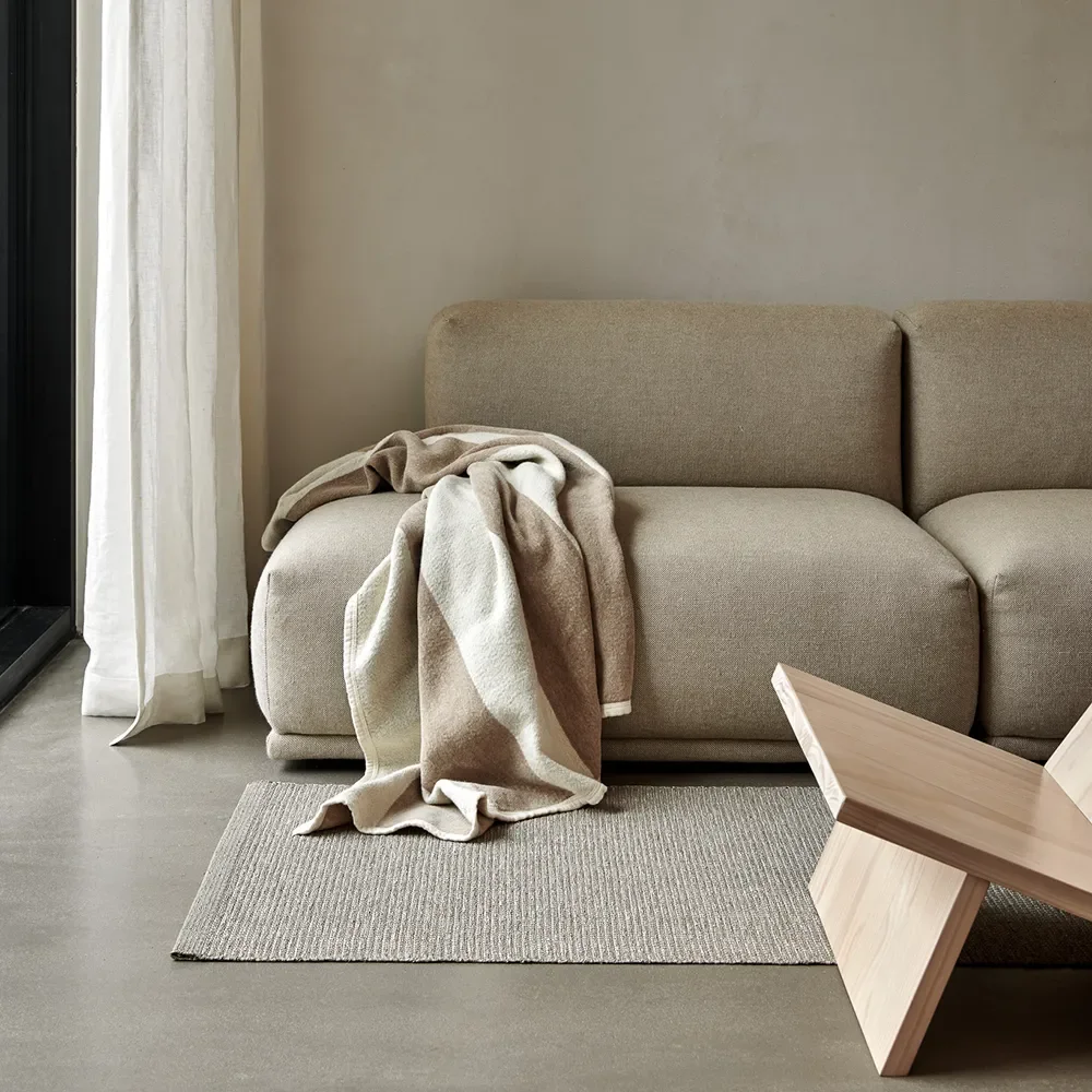 Sam teppe 70 x 225 cm Dark Linen/Linen