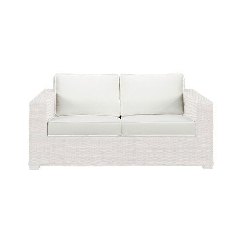 Putesett til Hudson 2-seter sofa hvit Artwood