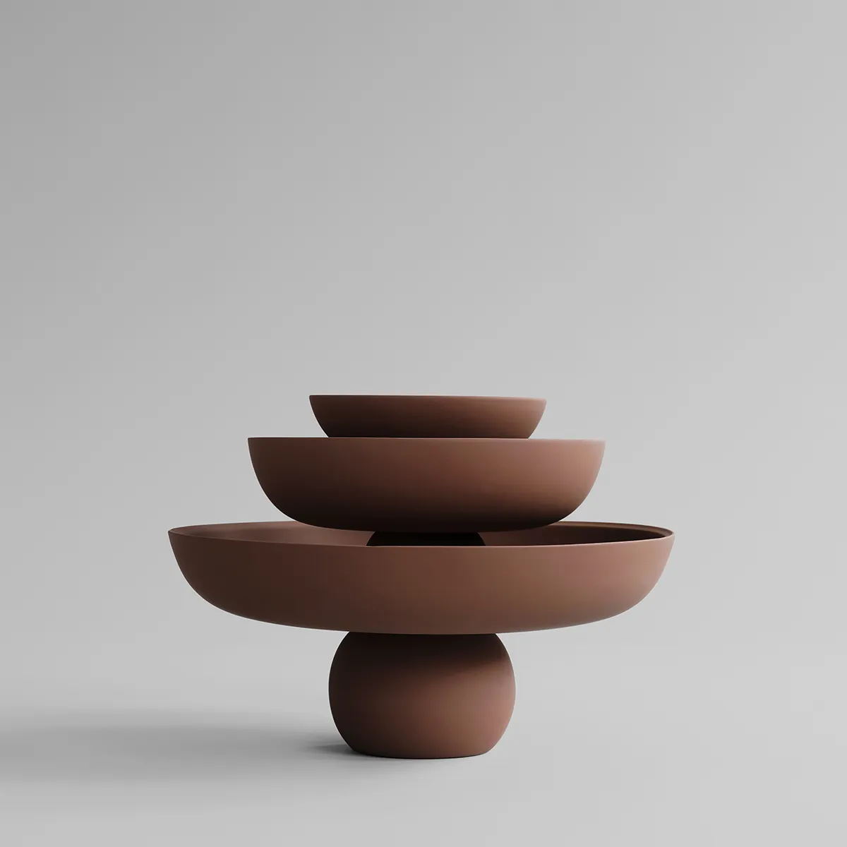Håndmalt dekorasjonsskål Baburu Big Almond Ø 43 cm