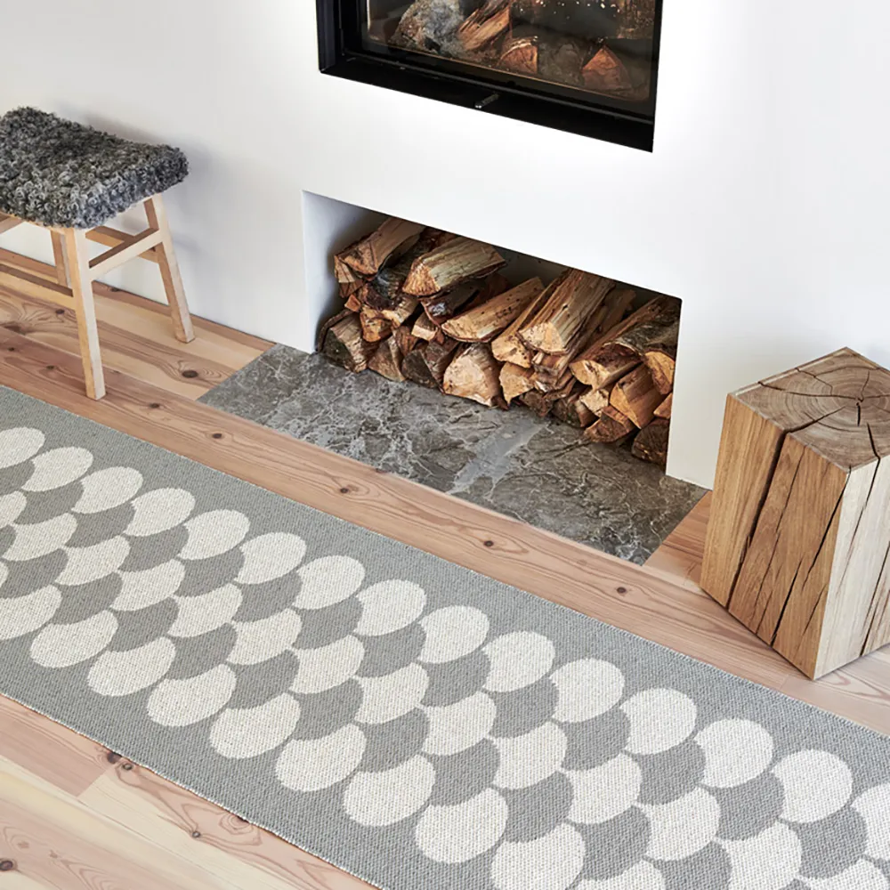 Poppy Linen / Vanilla teppe 70 x 250 cm