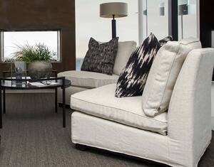 Town lenestol Linen Sand Artwood