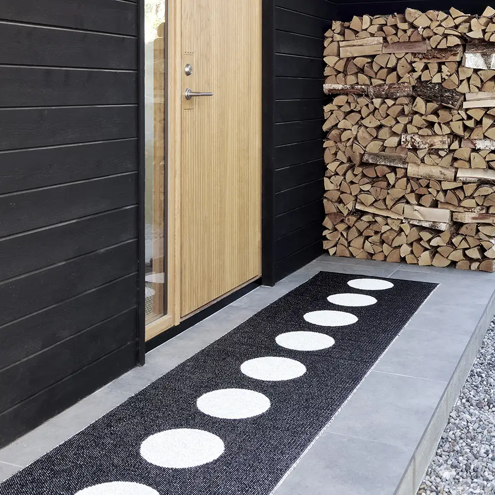 Vera matte 70x300 cm black/vanilla 