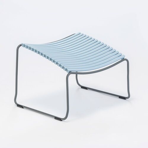 Click fotskammel lyseblå