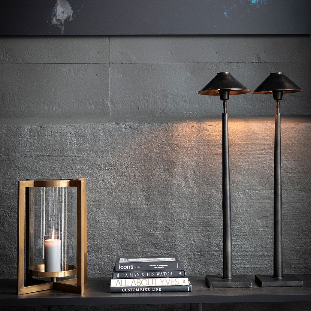 Positano Bordlampe Antique Bronze Artwood