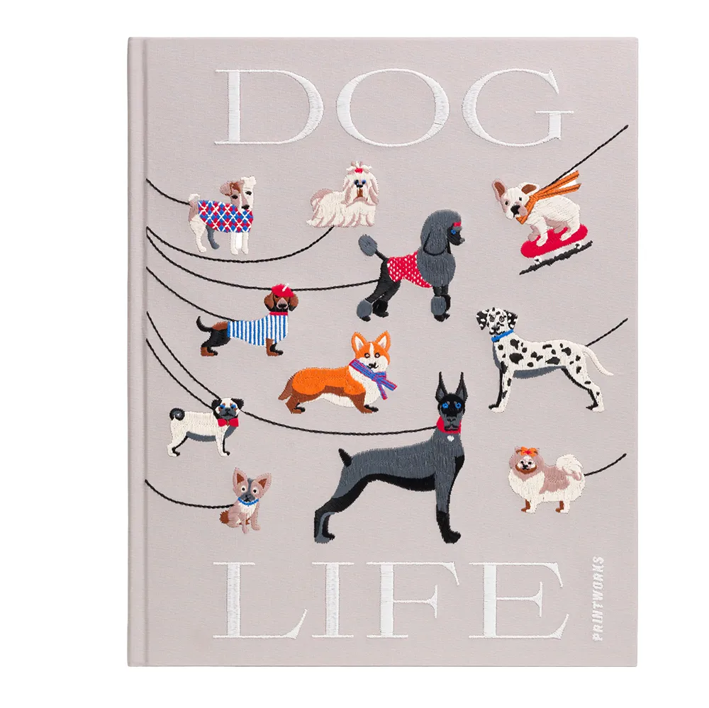 Embroidered Photo Album - Dogs