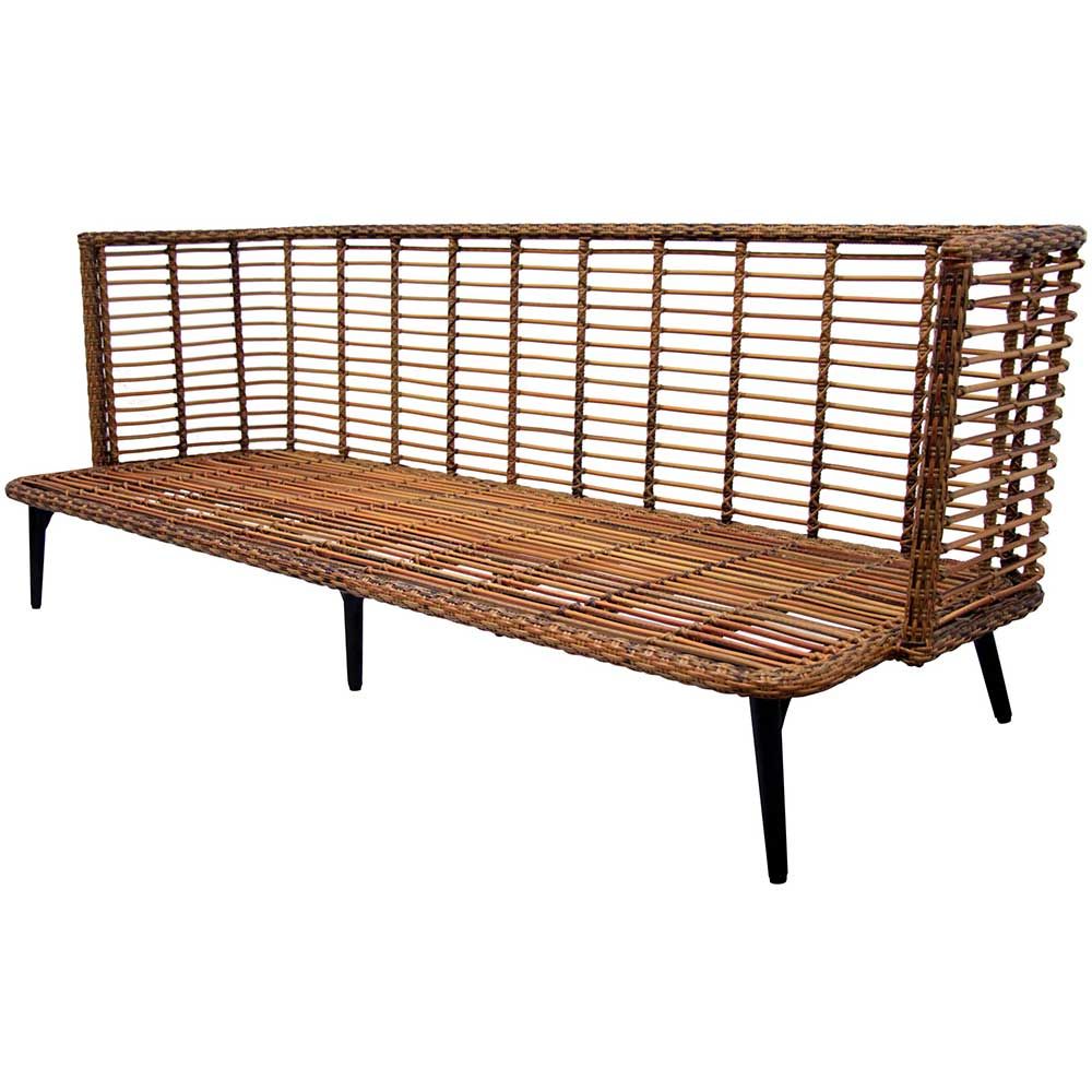 Covelo 3-seter sofa natur/hvit Brafab