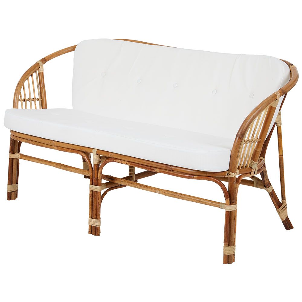 Astrakan 2-seter sofa natur/hvit Brafab