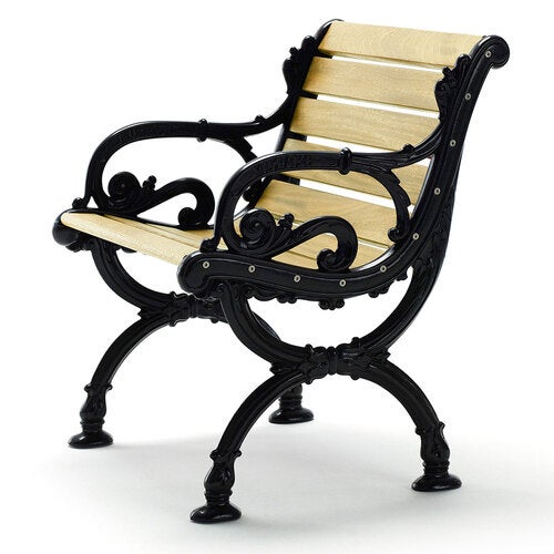 Lenestol Byarum / g:svart / v:impreg. for Byarums Bruk