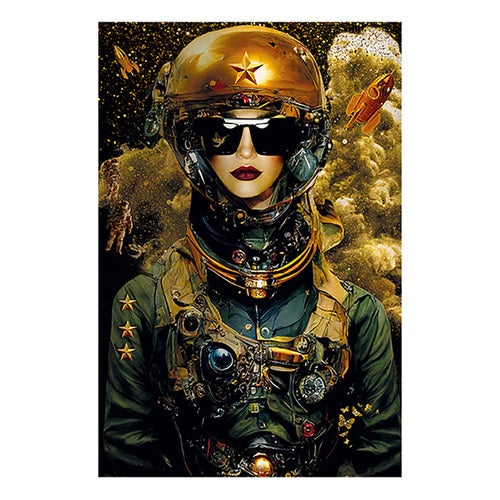 TIME TRAVELER fototavle - 80x120, Aluminium