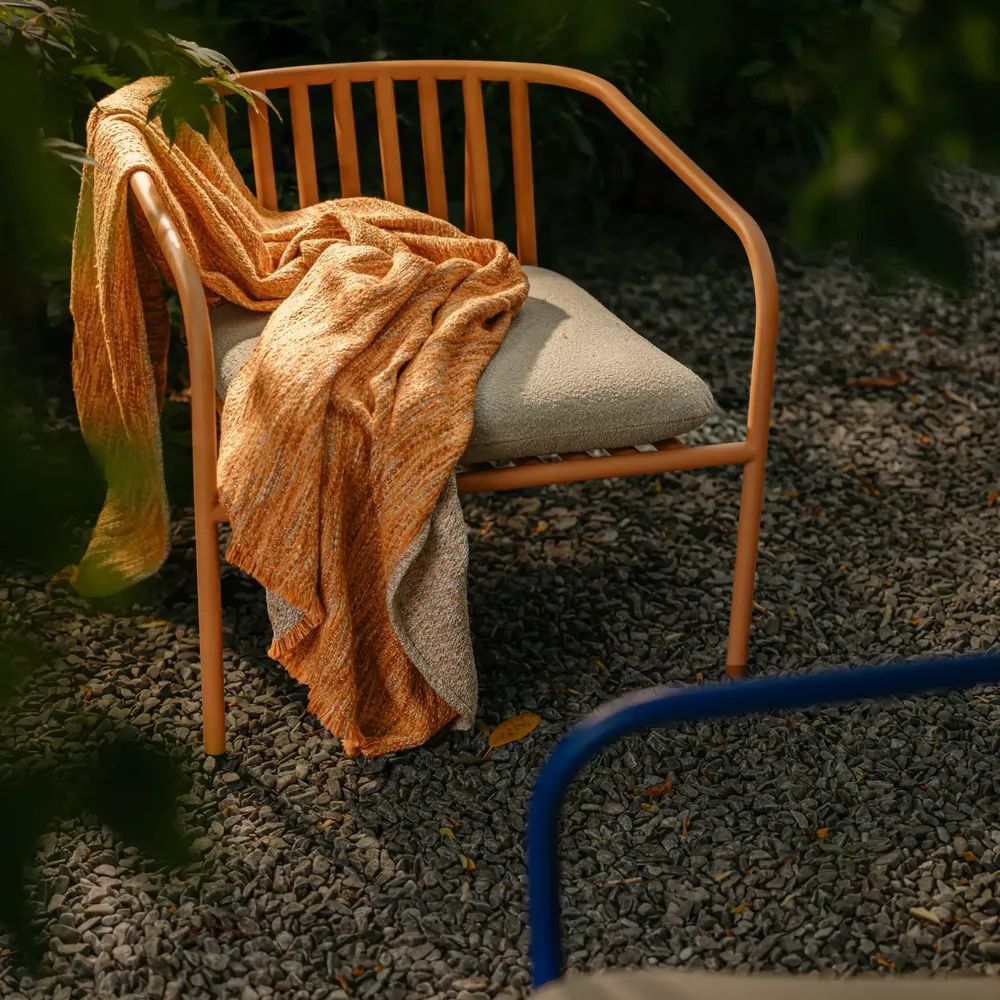 Bendt Lenestol Teddy Beige/Peach