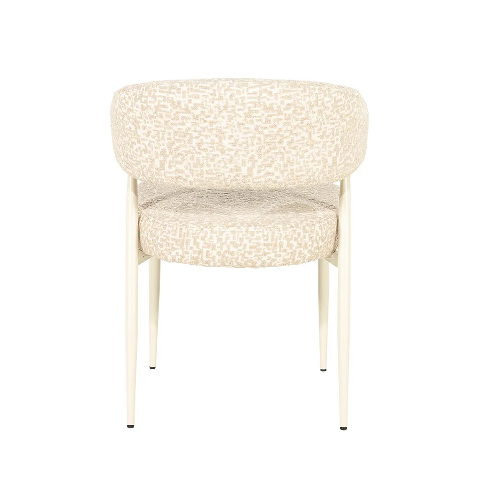 Spisestol Miso Taupe med armlener