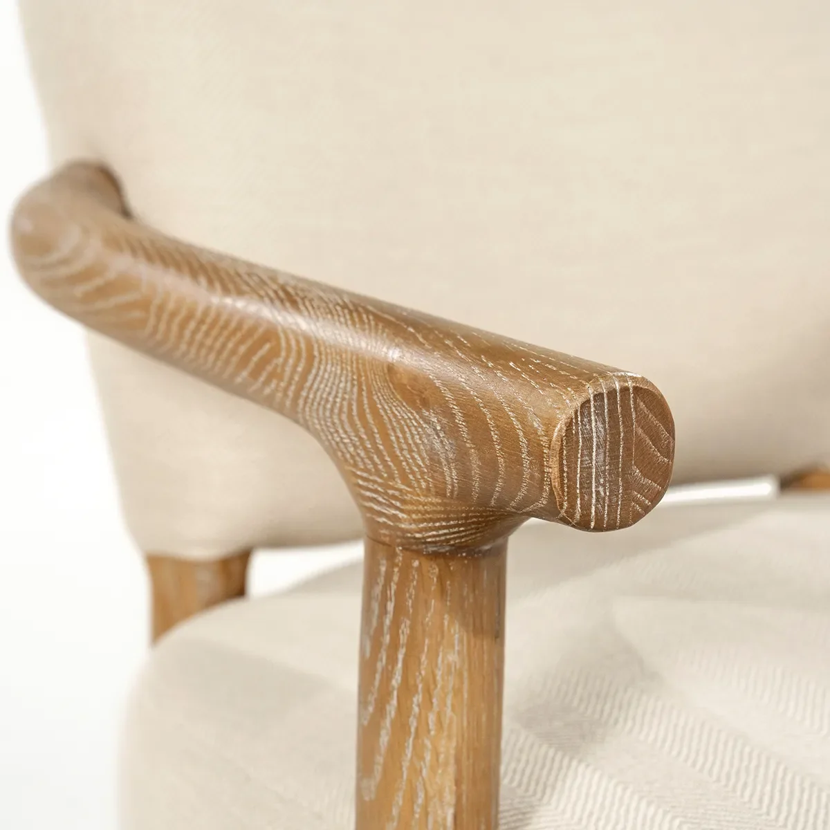 Lenestol i Askétre Glenn Herringbone Beige