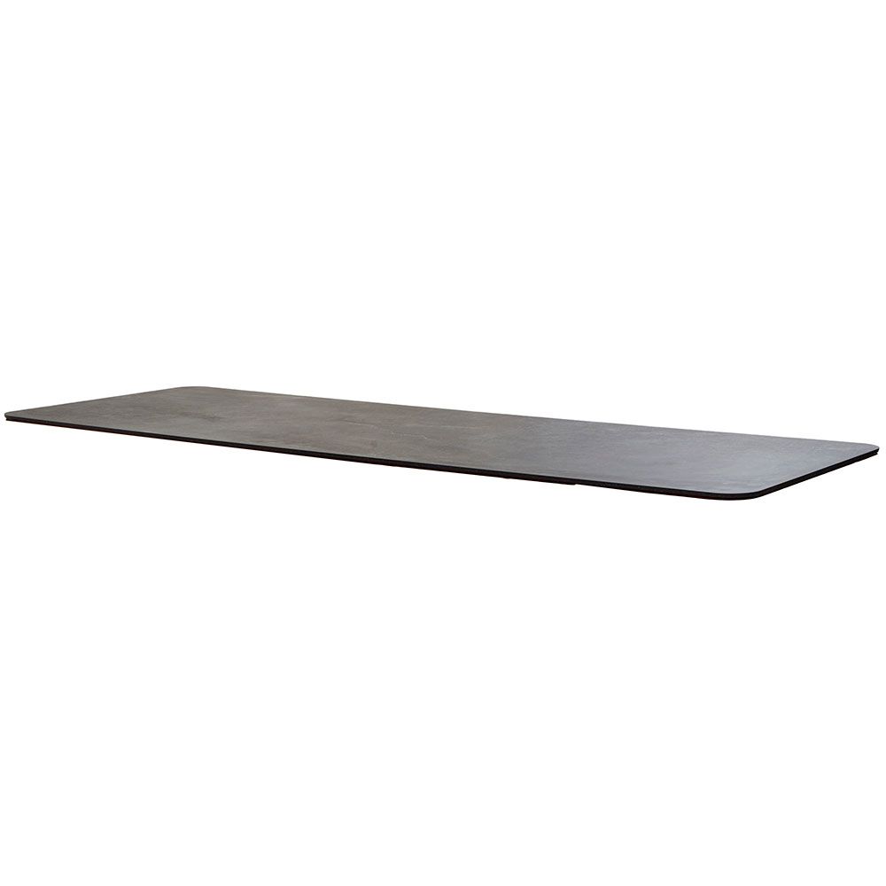 280x100 cm Bordplade Fossil sort 