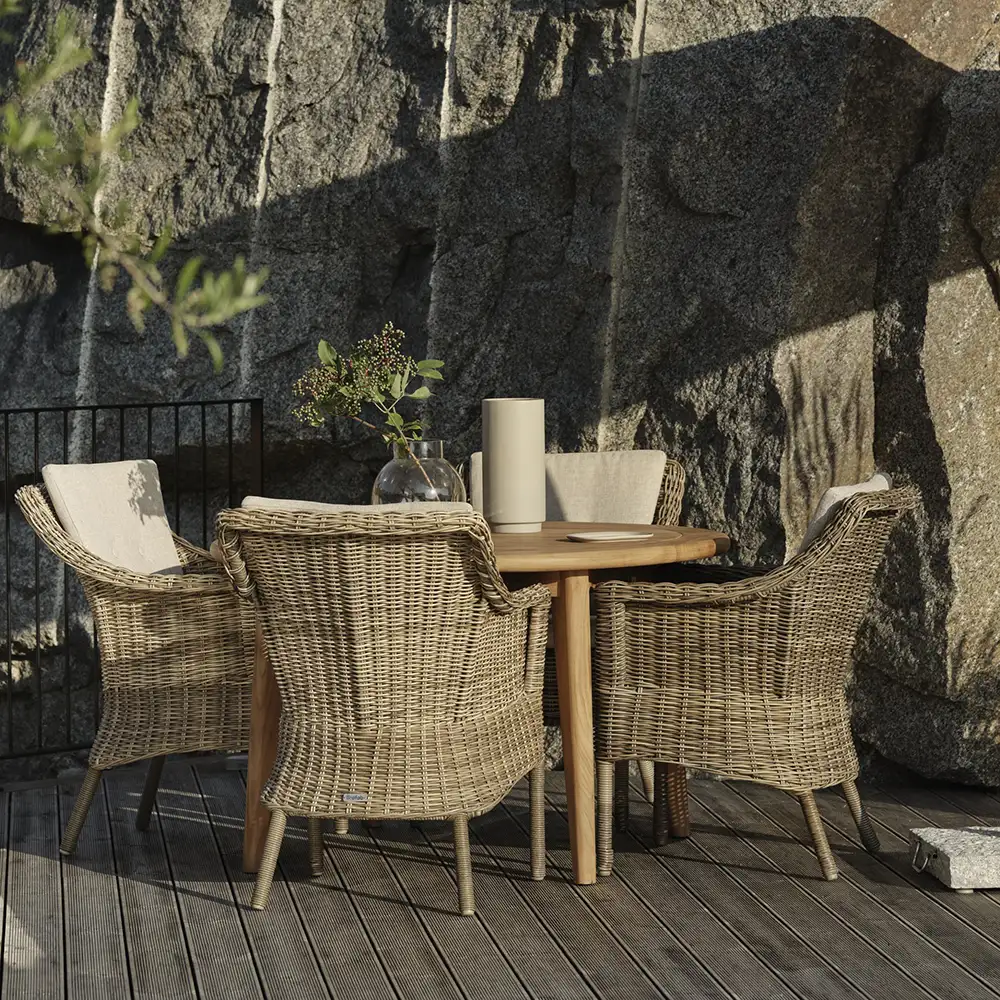 Lenora karmstol kunstrotting Inkl. sittepute Brafab