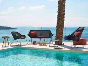 Breeze Lounge lænestol sort 