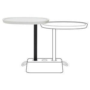 Bricks buddy extrabord till mursteinbord lys grå