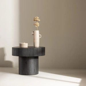 Malung Sidebord Ø50 cm Svart