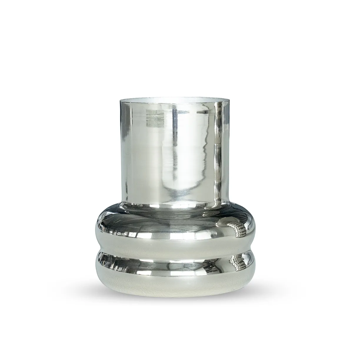 By-Boo, Håndlaget vase Chromeo Small Chrome H21 cm