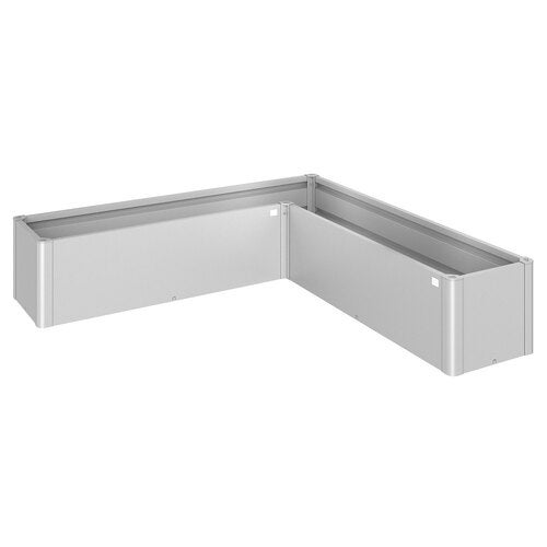 Belvedere plantebed mini size l200 metallic sølv