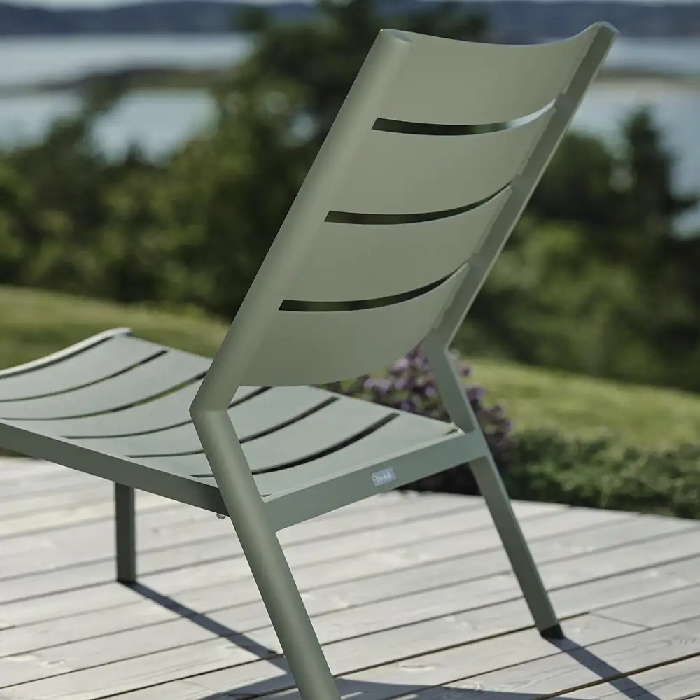 Delia relaxstol Dusty Green Brafab