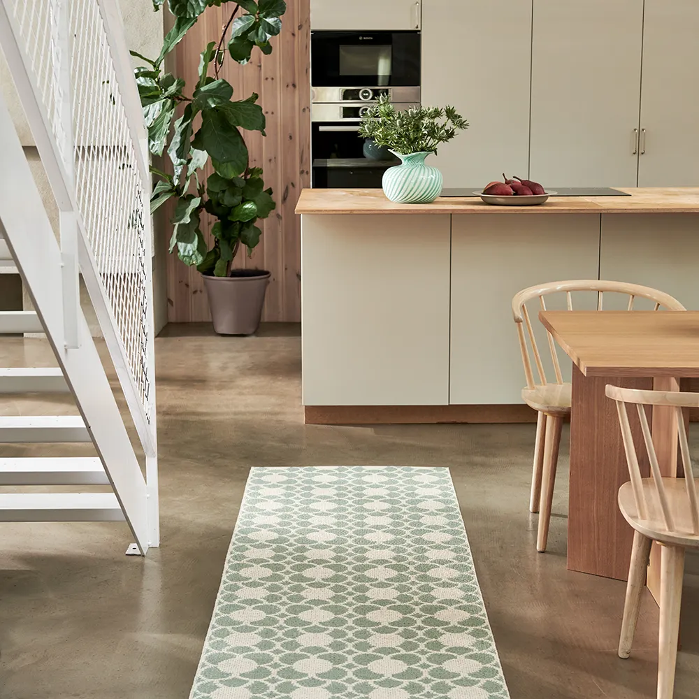 Anya teppe Misty Mint/Vanilla 70 x 100 cm