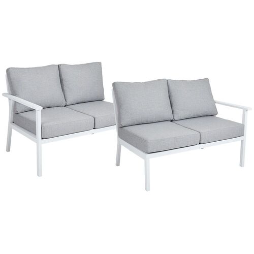 Samvaro avslutning venstre+høyre hvit/grå Brafab