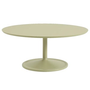 Soft Coffee Table 95 cm Beige Green Laminate Beige Green