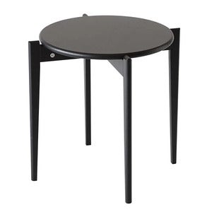 Tilia Sidebord Ø51 cm Svartbeiset eik