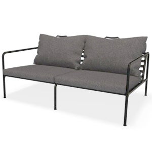 Avon 2-seters sofa Slate/Black 