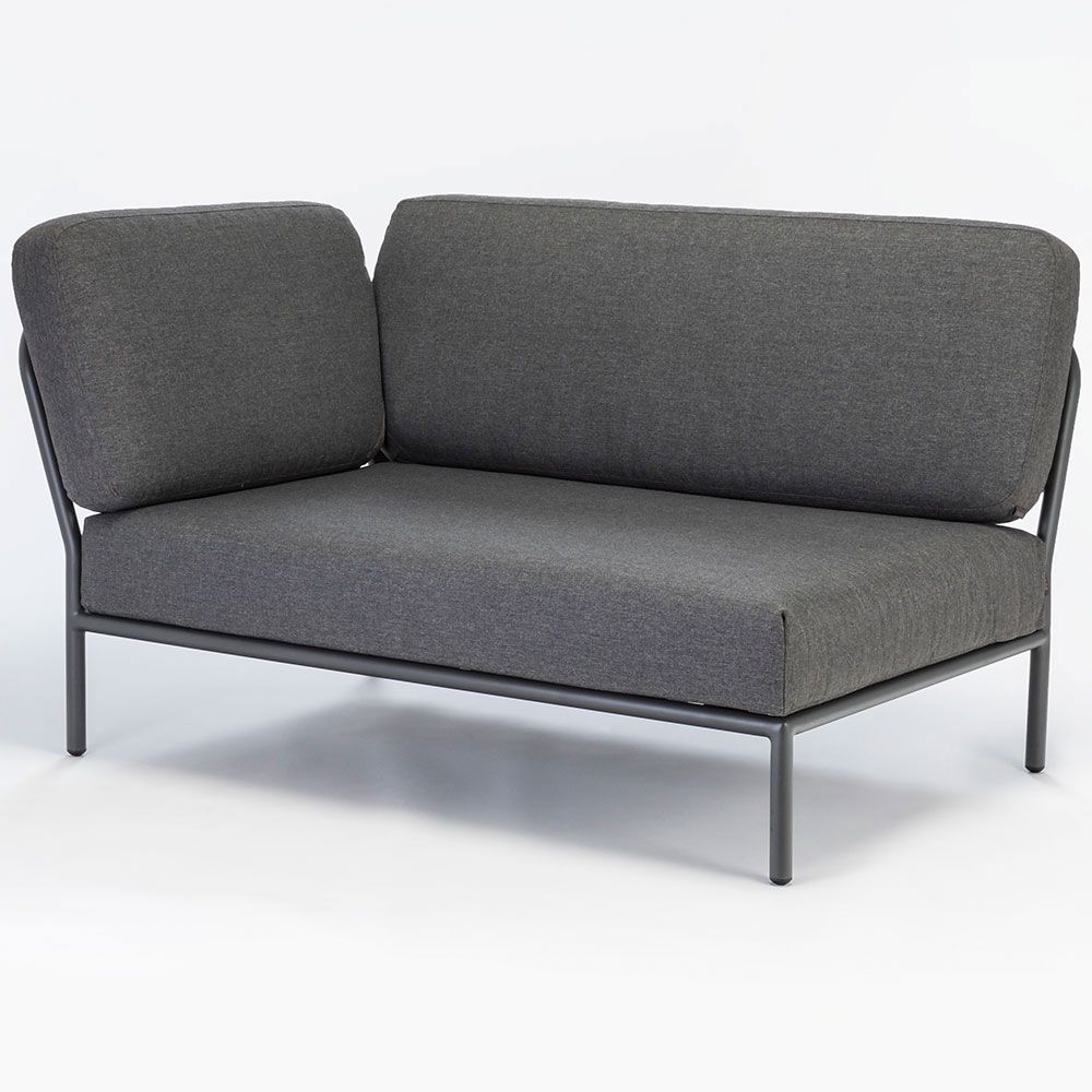 Levelgavl venstre grå aluminium