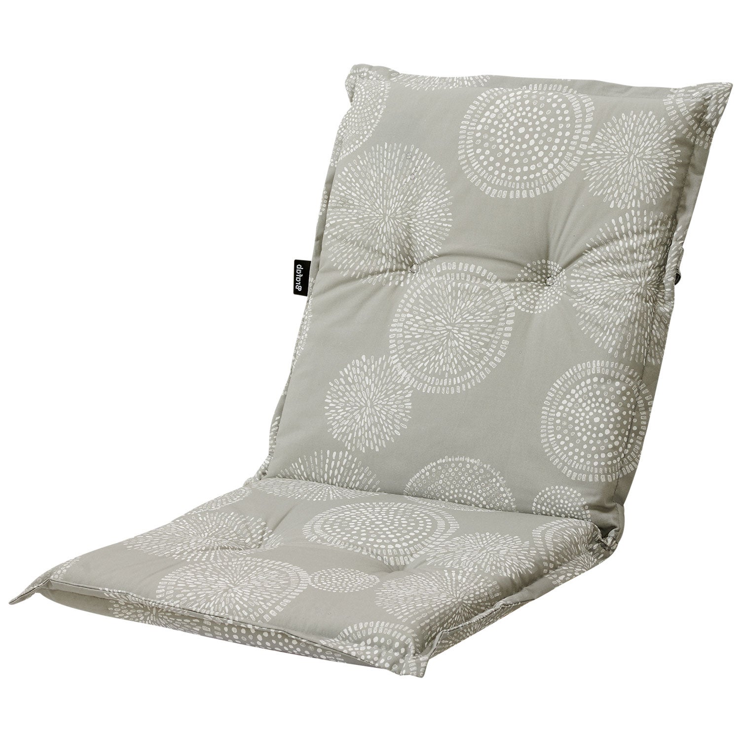 Naxos Putetrekk Lav Grått Mønster