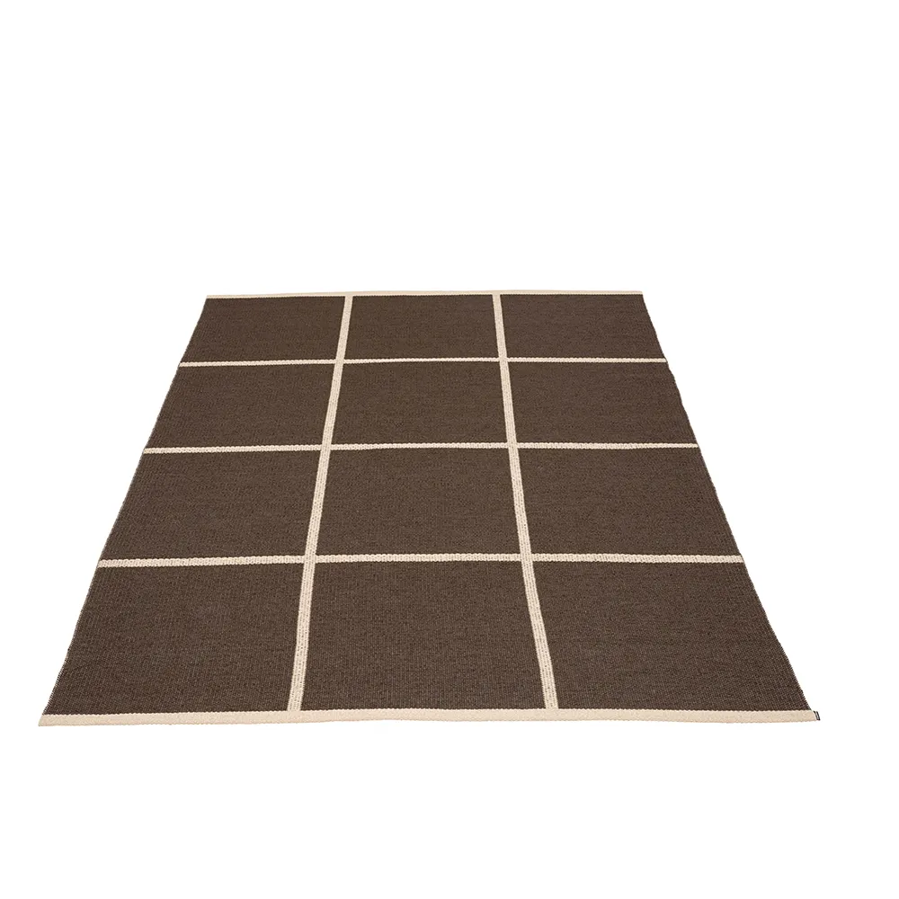 Vevd Teppe Criss Dark Brown 180x260 cm