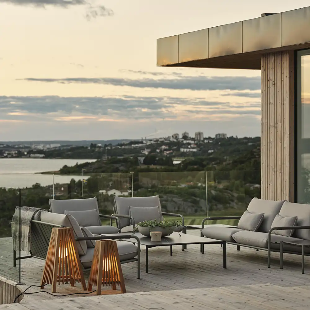 Lerberget lenestol grønn/ash Brafab