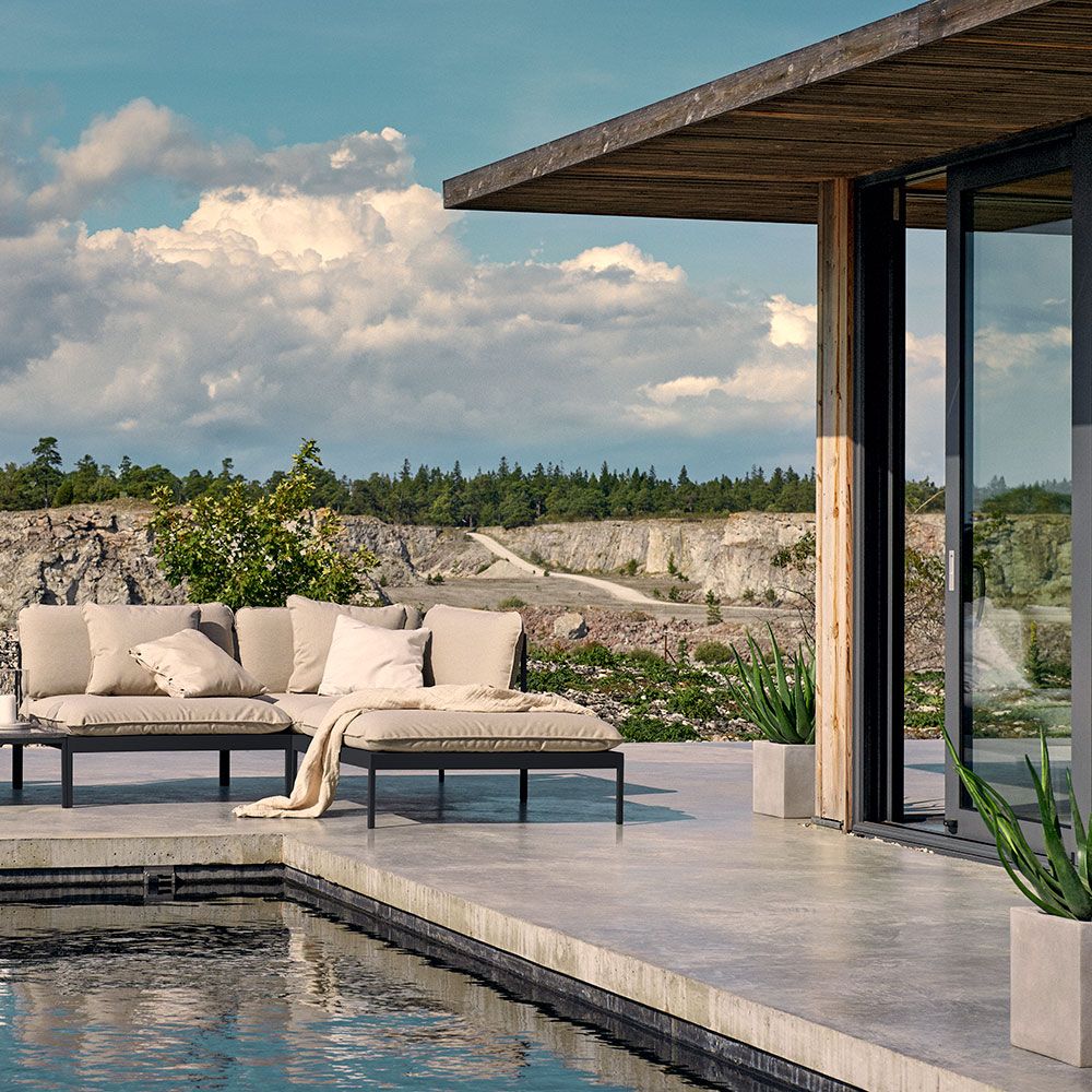 Bönan Sofabordunderstell 105X105 Mørkgrå