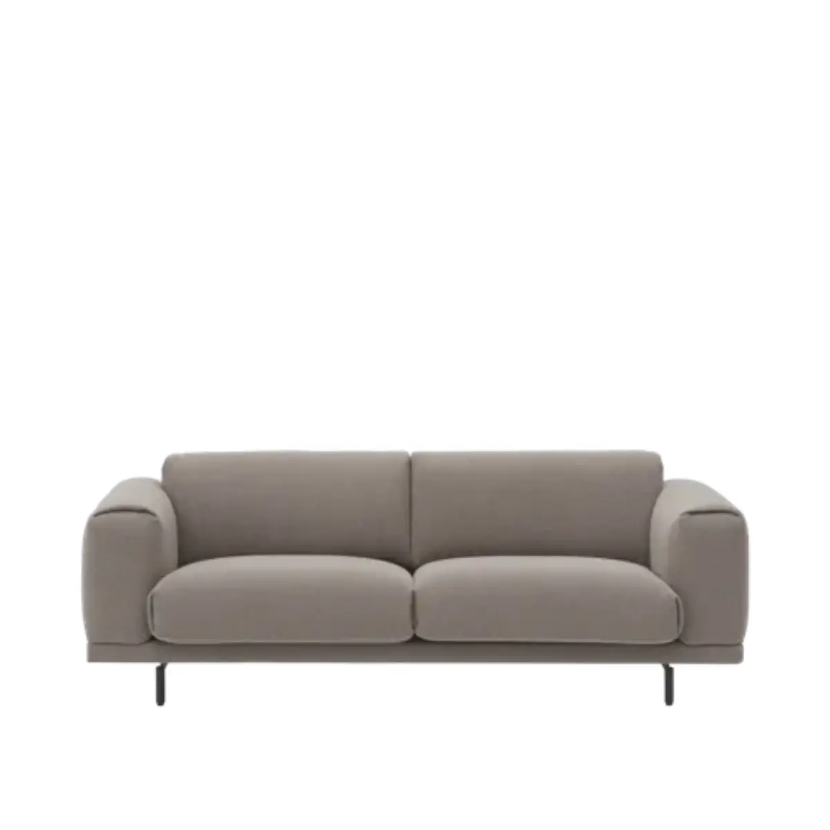 Rest 3-seters sofa – Hearth 6 / Sort