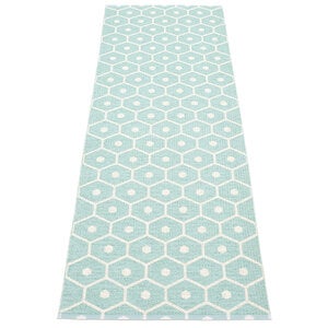 Honey matte 70x225 cm pale turquoise / vanilla 