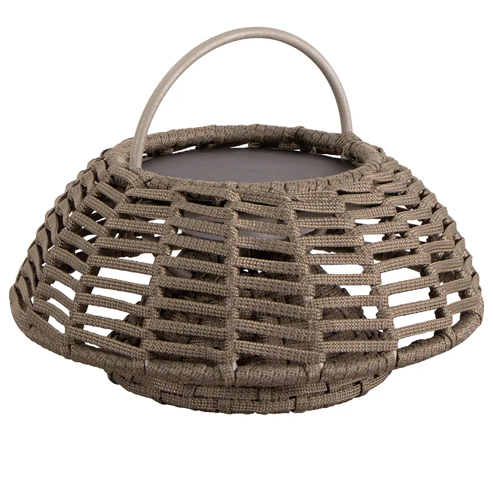 Illusion lampe til oppheng Taupe, Soft Rope