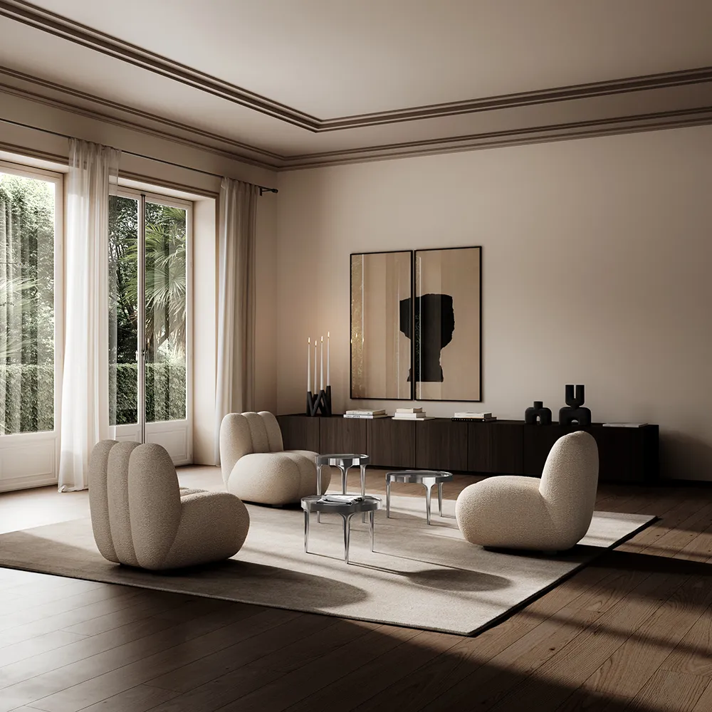 Toe Lenestol - Røkt sand