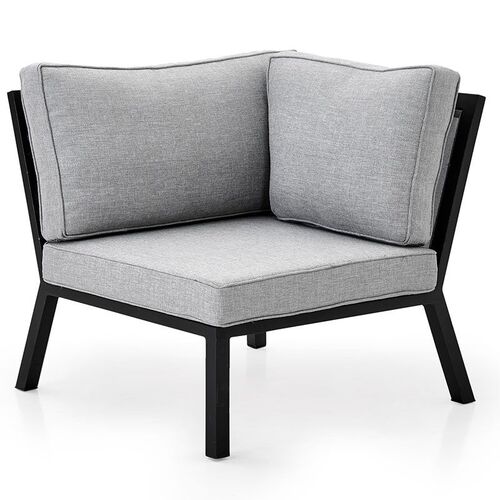 Belfort hjørnedel svart/grå Brafab