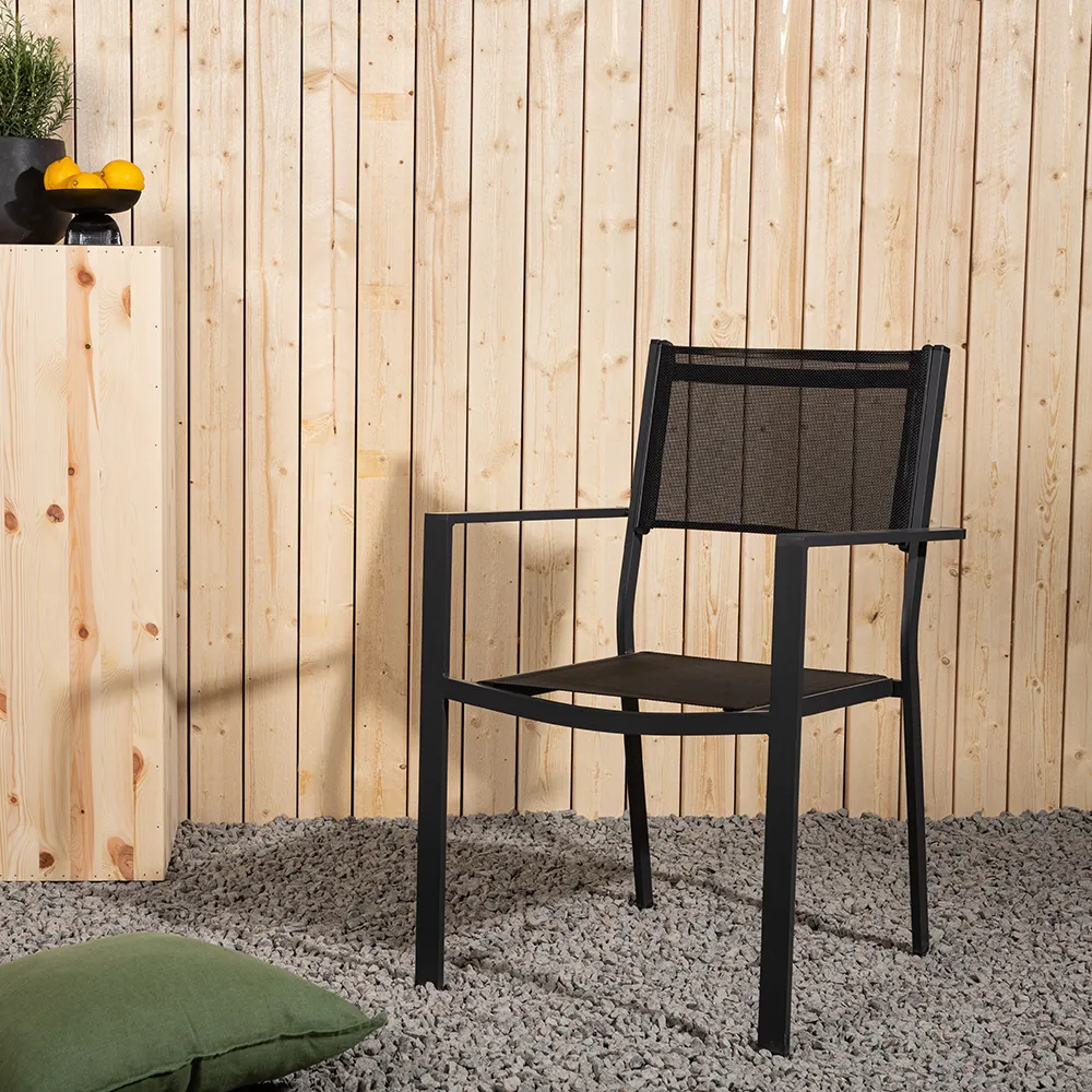 Copacabana spisestol svart 2-pakning