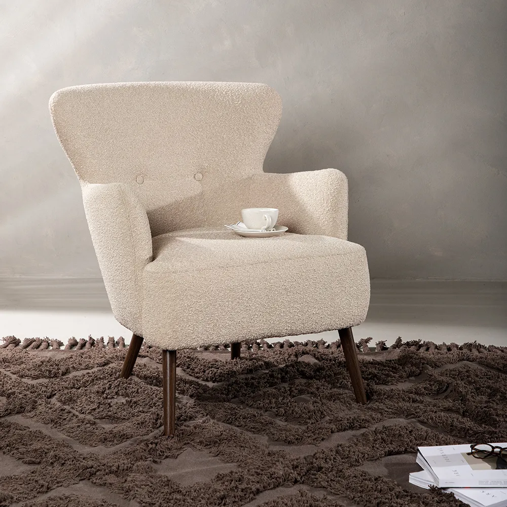 Lincoln Lenestol Beige Boucle