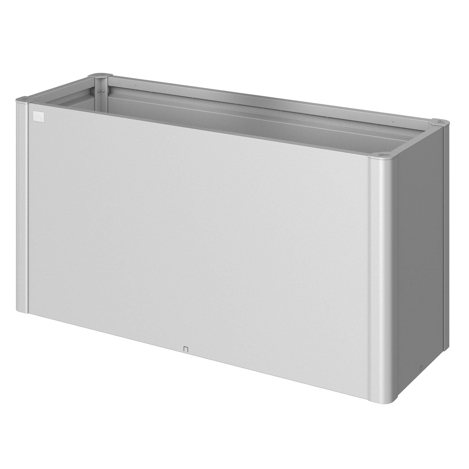 Belvedere plantebed maxi størrelse 150 metallic sølv Biohort