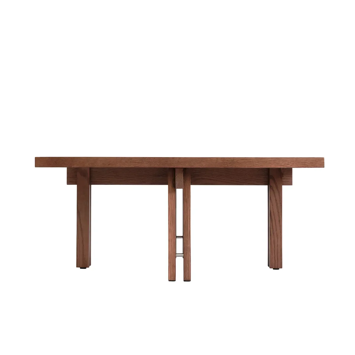 Sofabord i eik 80x80 Plinth Classic Brown Oak