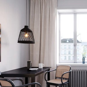 Lucena Taklampe Ø34 cm Sort