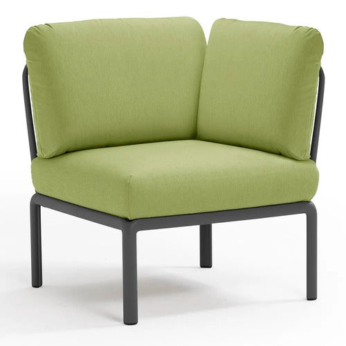 Komodo horndel Anthracite - Avocado Sunbrella