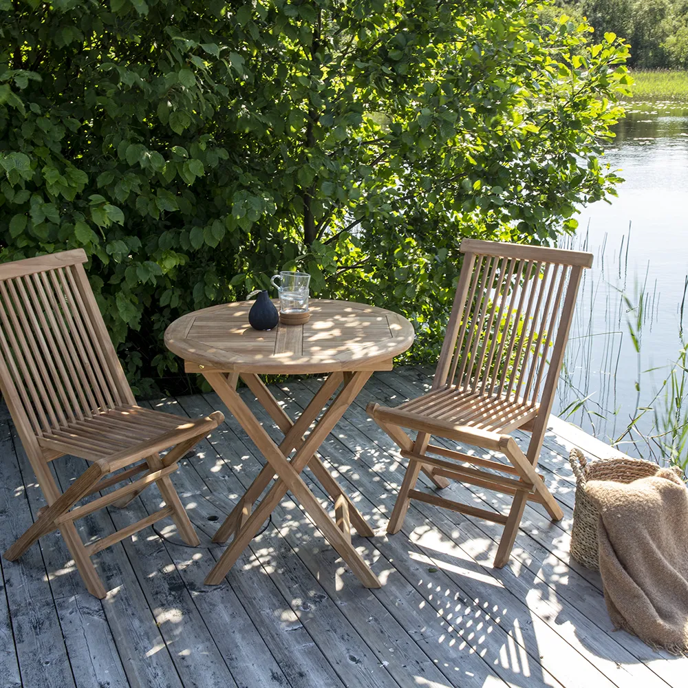 Kenya kafébord Ø70 cm Teak 