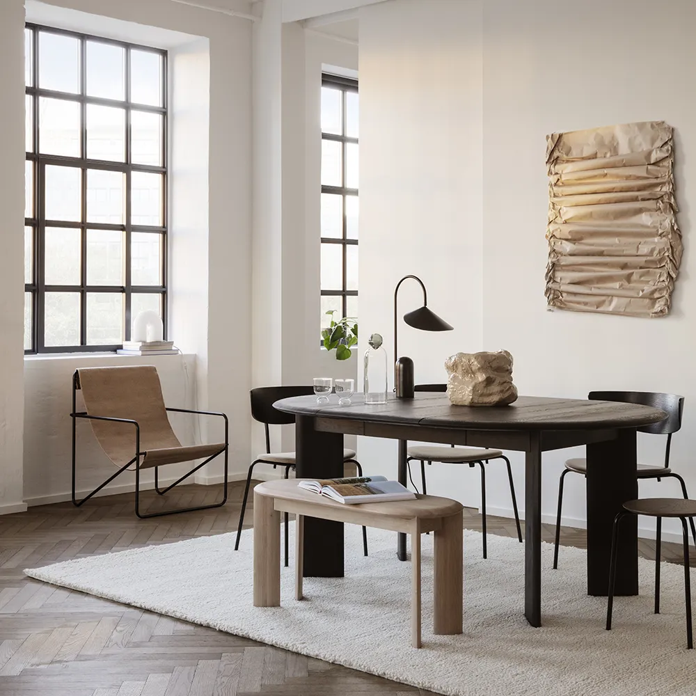 Desert Lounge Lenestol Black/Sand