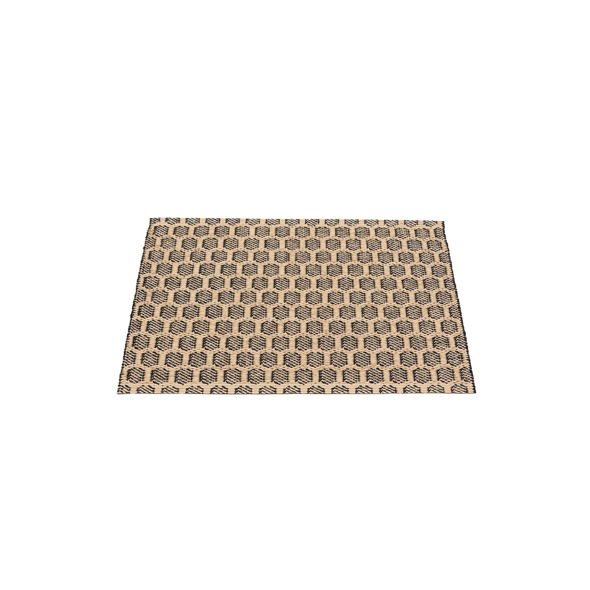 Vendbar Plastmatte MIMI Black/Beige 70x50 cm