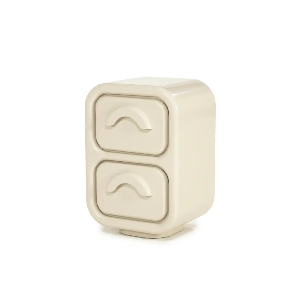 Gubby liten kommode - beige 40,5x31,5x58 cm