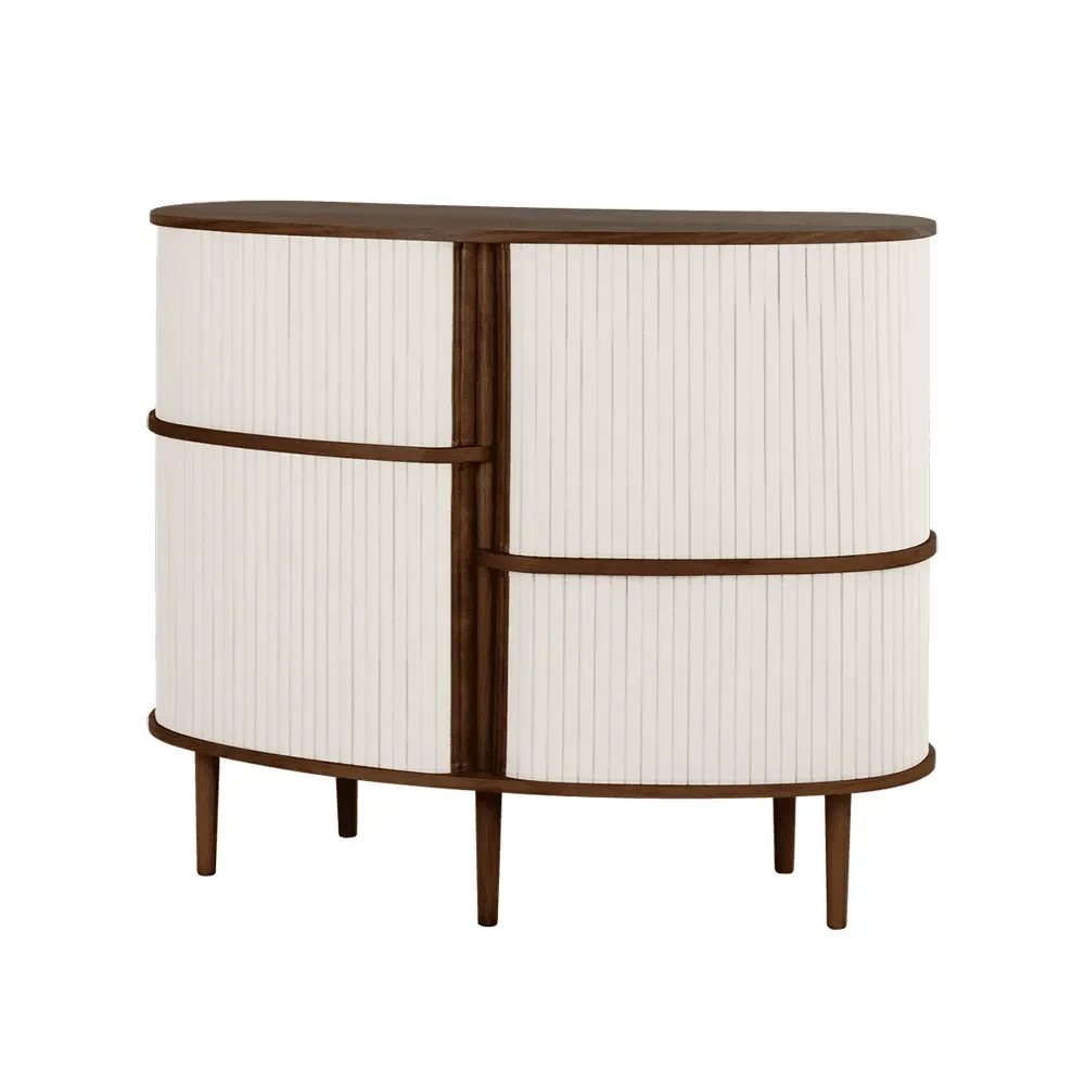 Umage, Audacious Highboard Skap mørk eik/White Sands